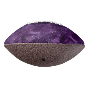 Balón De Fútbol Americano Serie Diseño Galaxia Púrpura 8