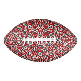 Balón De Fútbol Americano Slavic Ethnic Embroidery, Balkan Traditional