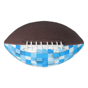 Balón De Fútbol Americano SlipperyJoe's cuadrados arte mosaico moderno tres-