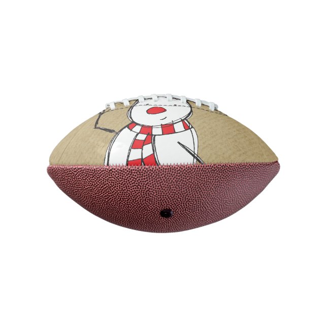 Balón De Fútbol Americano Snowman Mini Football (Girado 270)
