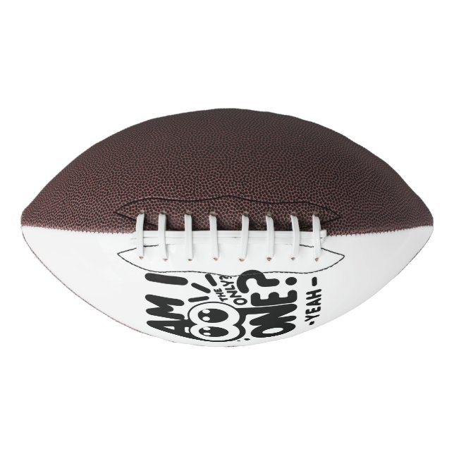 Balón De Fútbol Americano Sólo uno sí (Anverso)