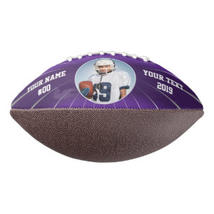 Balón De Fútbol Americano Sprint Personalizado Football Purple