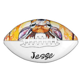 Balón De Fútbol Americano Stained Glass Deer