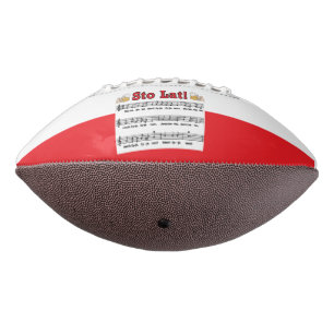 Balón De Fútbol Americano ¡Sto Lat! Canción con tazas de cerveza