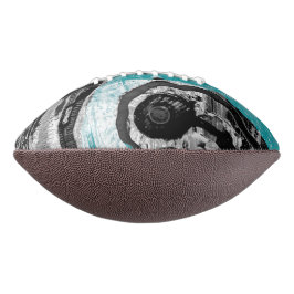 Balón De Fútbol Americano Surface Current – Abstract Flow & Structure Carbon