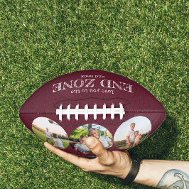 Balón De Fútbol Americano Te quiero hasta el final de la zona y detrás de la