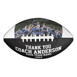 Balón De Fútbol Americano Thank You Coach Modern Cool Unique From The Team