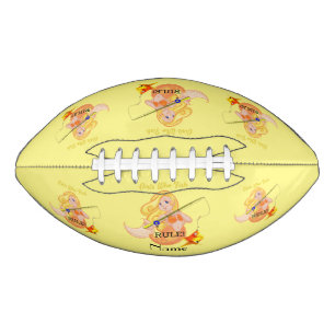 Balón De Fútbol Americano Thunder_Cove, Chica de la sirena pesquera divertid