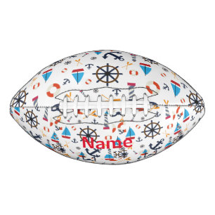 Balón De Fútbol Americano Thunder_Cove de tema náutico