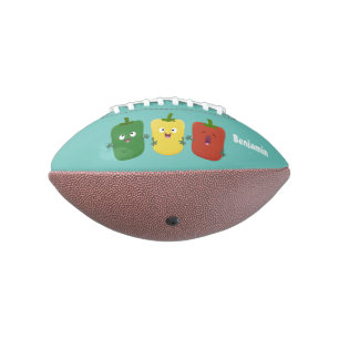 Balón De Fútbol Americano Tía de pimiento picante capsicum trío canto person
