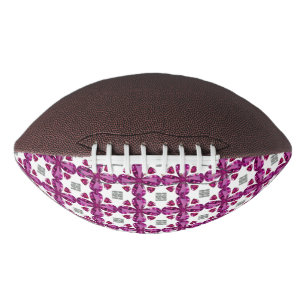 Balón De Fútbol Americano Tourmaline Rosa Diamond Art, Rosa