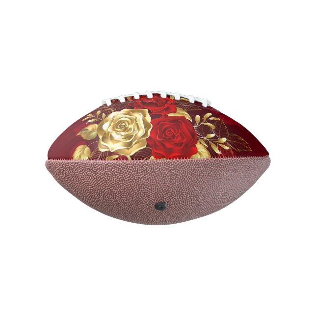 Balón De Fútbol Americano Tres Rosas Joyas (Girado 270)