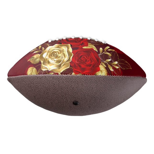 Balón De Fútbol Americano Tres Rosas Joyas (Girado 270)