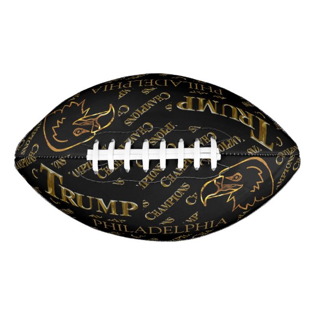 BALÓN DE FÚTBOL AMERICANO TRUMP (Anverso)