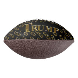 BALÓN DE FÚTBOL AMERICANO TRUMP EEUU  ORO 