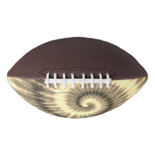 Balón De Fútbol Americano Tye-Dye Personalizado Retro Terroso Unisex