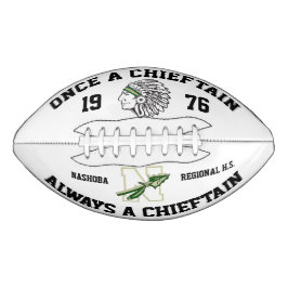 Balón De Fútbol Americano Una vez jefe, siempre un jefe de fútbol del NRHS