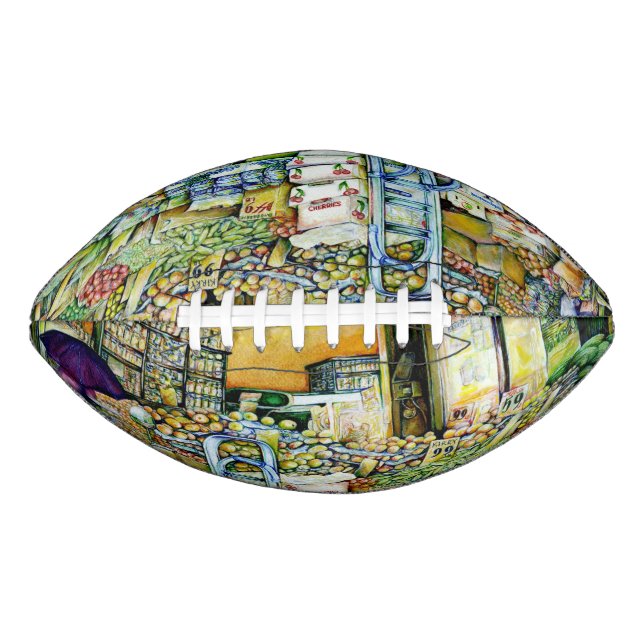 Balón De Fútbol Americano Undermining Artistic Gentrification (Anverso)