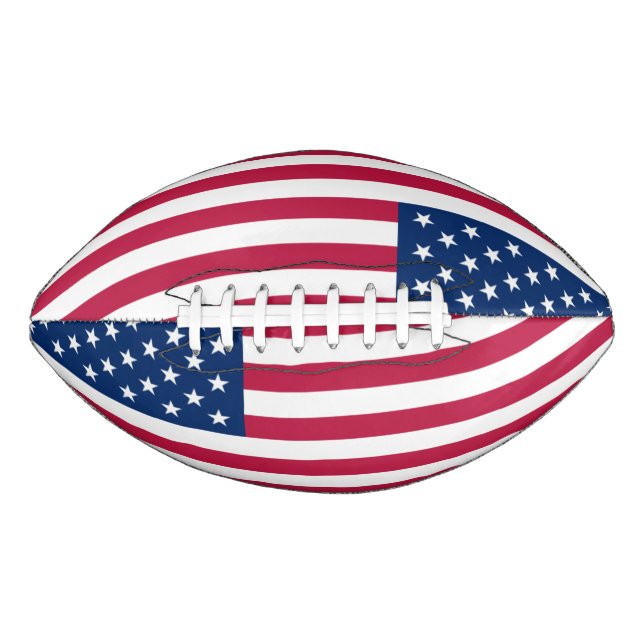 Balón De Fútbol Americano usa flag (Anverso)