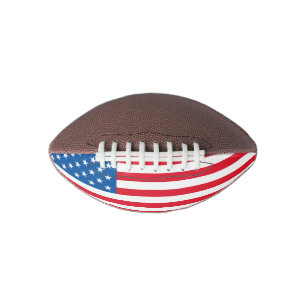 Balón De Fútbol Americano USA Flag stars and stripes