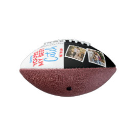 Balón De Fútbol Americano Usted es mi mejor foto Sr. y Sra. Couple Names