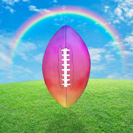 Balón De Fútbol Americano Vapor arcoiris