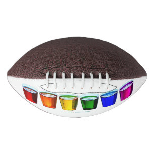 Balón De Fútbol Americano vasos de chupito de SlipperyJoe's seis tazas dispu