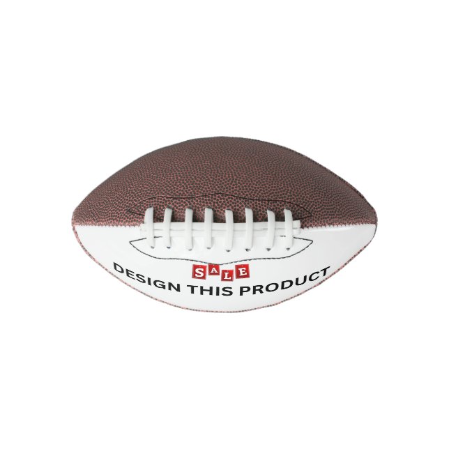 Balón De Fútbol Americano VENTA! Mini fútbol - 1 panel - Personalizado (Anverso)