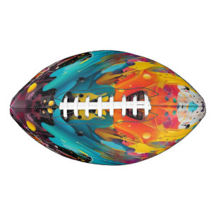 Balón De Fútbol Americano Vivid Chaos Splash Graffiti