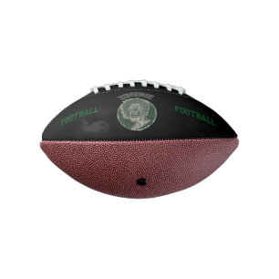 Balón De Fútbol Americano Zombie, fútbol - Verde en negro