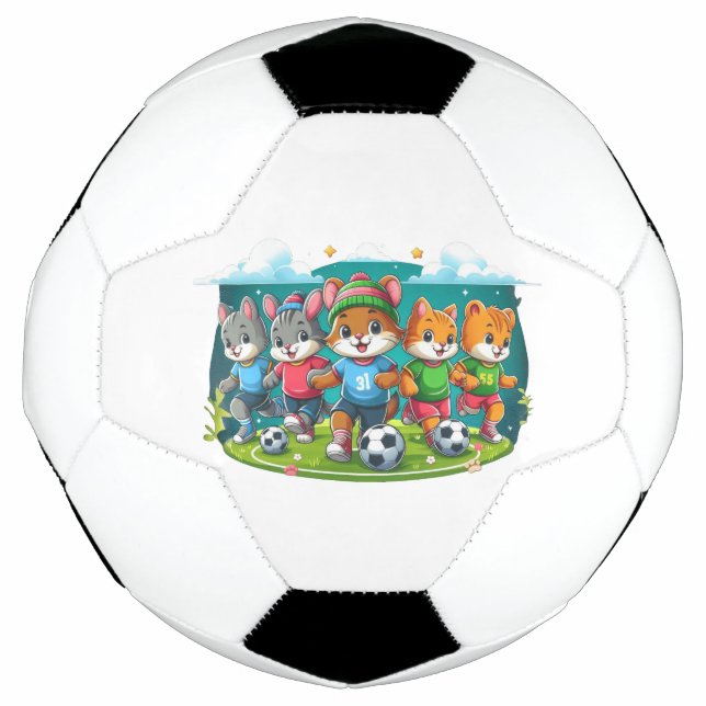 Balón De Fútbol Amigos irrefrenables de la Furry (Anverso)