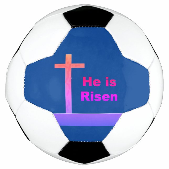 Balón de fútbol Amor Él ha Resucitado (Anverso)