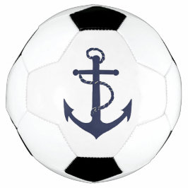 Balón De Fútbol Ancla Playa Simple Moderna
