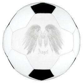 Balón De Fútbol ANGEL WINGS White Custom Name