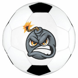 Balón De Fútbol Angry Bomb Cartoon Soccer Ball - Grumpy Graphic