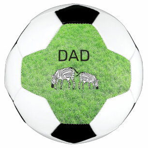 Balón De Fútbol Animales, Cebras kenianas felices y adorables