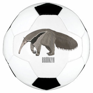 Balón De Fútbol Anteater personalizado ilustracion