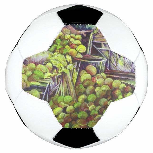 Balón De Fútbol Apple Pie requiere manzanas (Anverso)