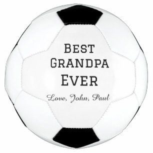 Balón De Fútbol Apuesto que el abuelo siempre da nombre simple