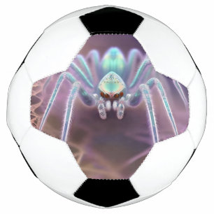 Balón De Fútbol Arachnid Huntsman Spider Fractal Art,
