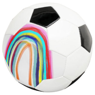 Balón De Fútbol Arcoíris