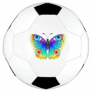 Balón De Fútbol Arcoiris mariposa Peacock Eye