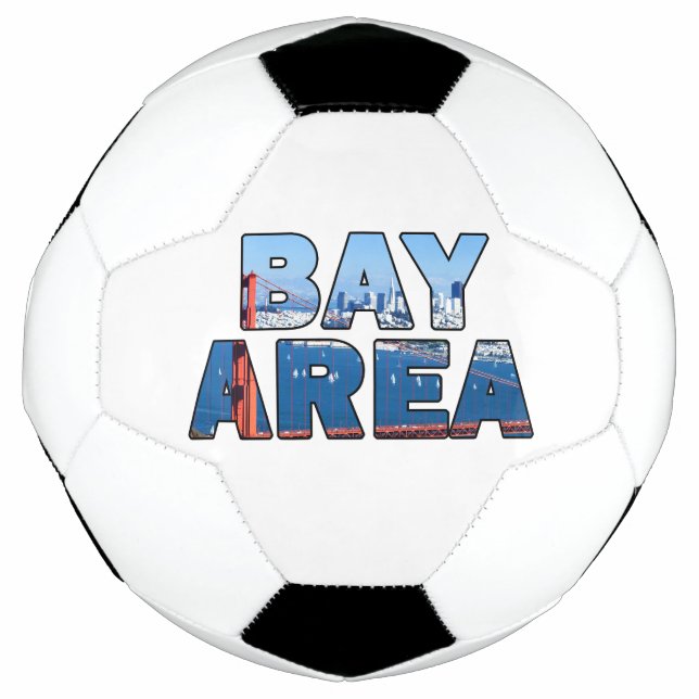 Balón De Fútbol Área de la Bahía de San Francisco (Anverso)