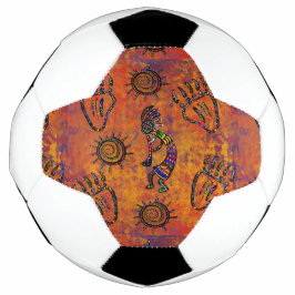 Balón De Fútbol Arte de Kokopelli