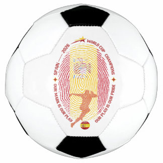 Balón De Fútbol Arte de Mapa de Huellas Dactilares de Fútbol de Es