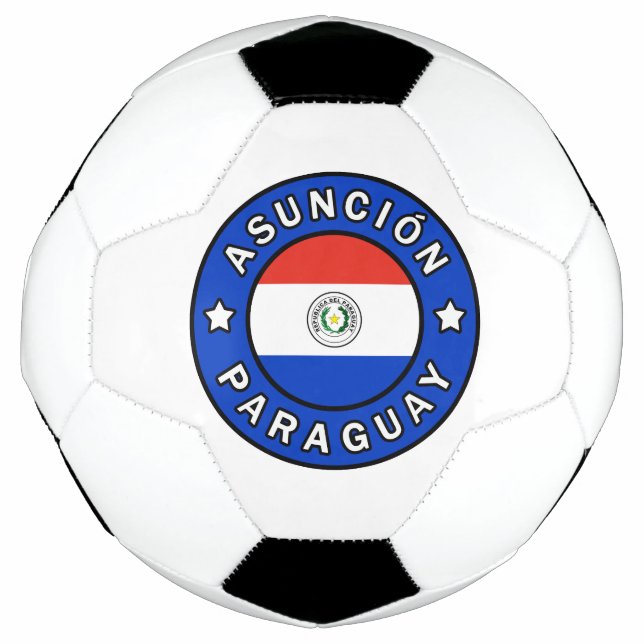 Balón De Fútbol Asunción Paraguay (Anverso)