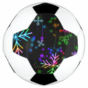 Balón De Fútbol Atmósfera navideña festiva y animada de SlipperyJo