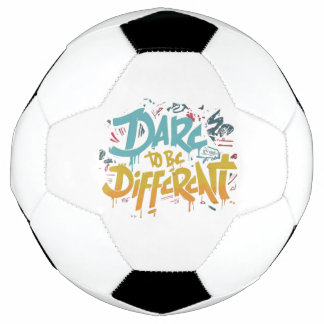 Balón De Fútbol Atrévase a ser diferente