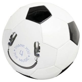 Balón De Fútbol Auriculares Sonriendo