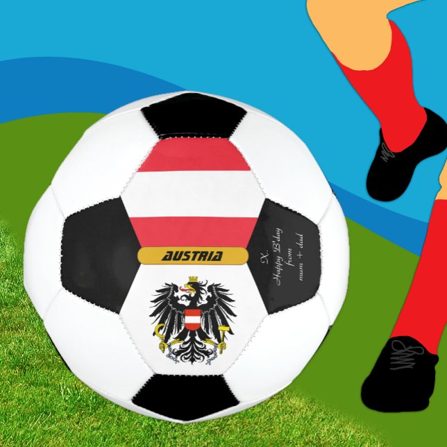 Balón De Fútbol Austria Personalizada, Bandera, Bola de Fútbol Fot (Subido por el creador)